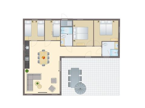 LODGE 6 personen - 8B