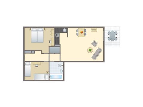 Appartement 4 personen - 4CB