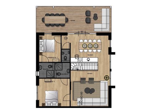 Villa 8 personen - Veluwe met Privé Binnenzwembad & Sauna