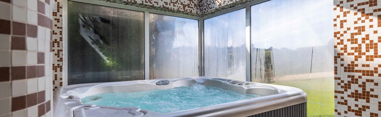 Huisjes met bubbelbad